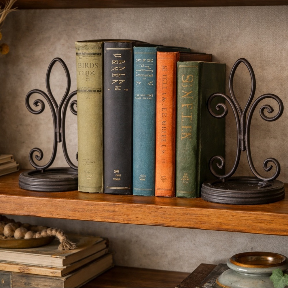 Cast iron matching Bookends Vintage